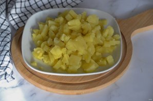 Салат "Мимоза" с крабовыми палочками