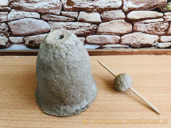 Как сделать елочная игрушку &laquo;Колокольчик&raquo; из бумаги