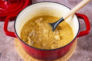 Гороховая каша с мясом