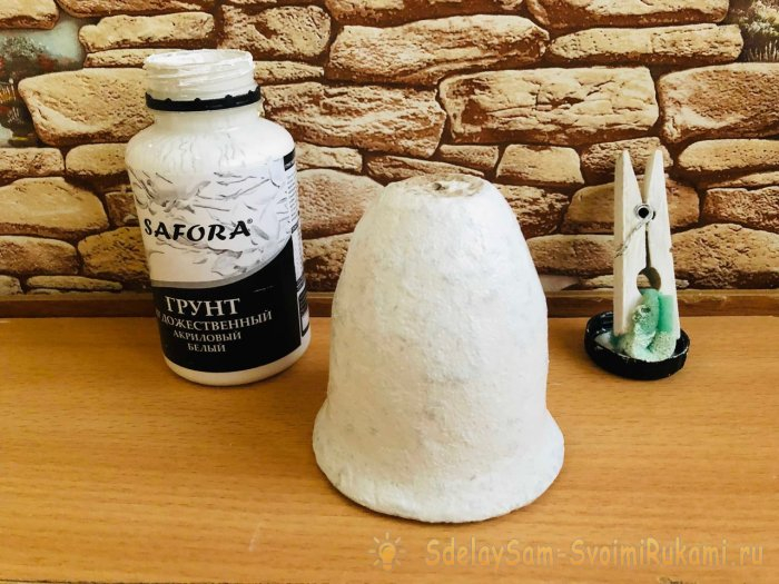 Как сделать елочная игрушку &laquo;Колокольчик&raquo; из бумаги