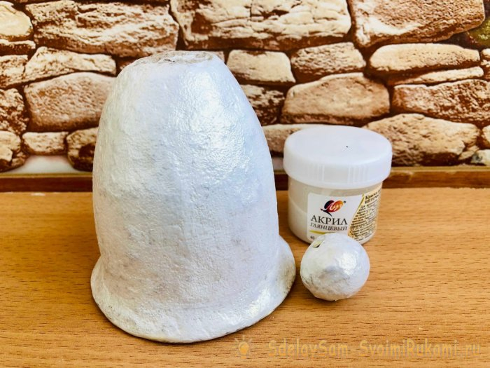 Как сделать елочная игрушку &laquo;Колокольчик&raquo; из бумаги