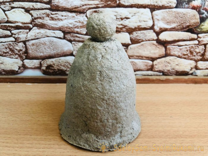 Как сделать елочная игрушку &laquo;Колокольчик&raquo; из бумаги