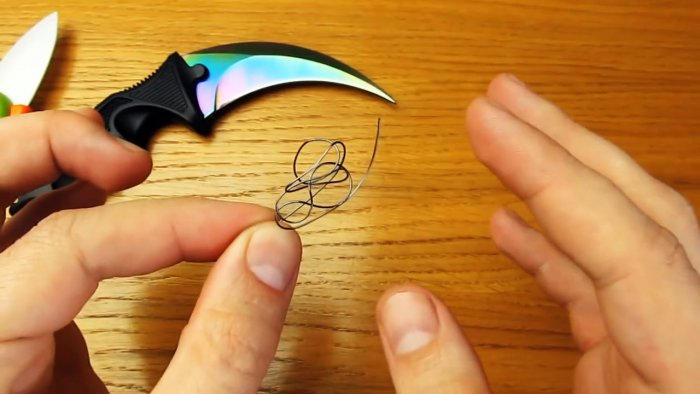 Волшебная проволока с Алиэкспресс обладающая памятью. Угадывает карту и масть