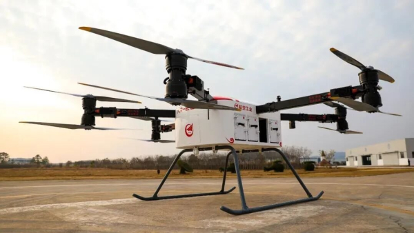 Китай успешно испытал тяжелый гексакоптер