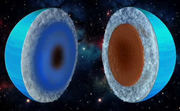 Уран и Нептун могут быть каменными, а не газовыми гигантами
