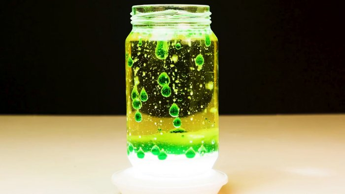 Как сделать лавовую лампу в домашних условиях