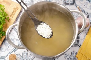 Куриный суп с рисом